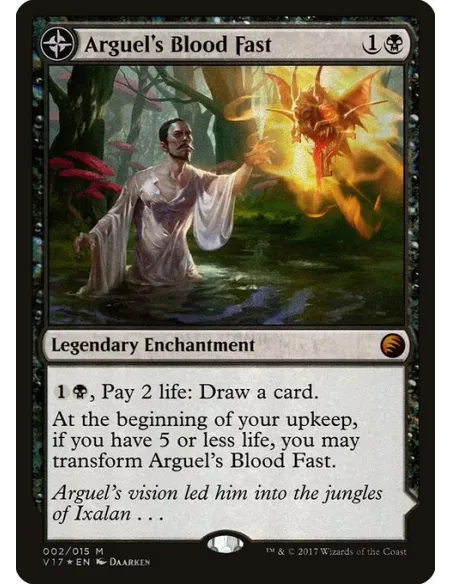 Arguel's Blood Fast // Temple of Aclazotz - Foil