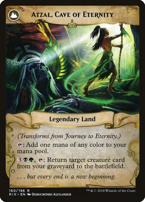 Journey to Eternity // Atzal, Cave of Eternity - Foil