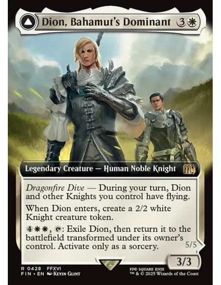 Dion, Bahamut's Dominant // Bahamut, Warden of Light - Foil