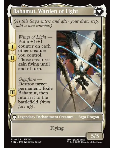 Dion, Bahamut's Dominant // Bahamut, Warden of Light - Foil
