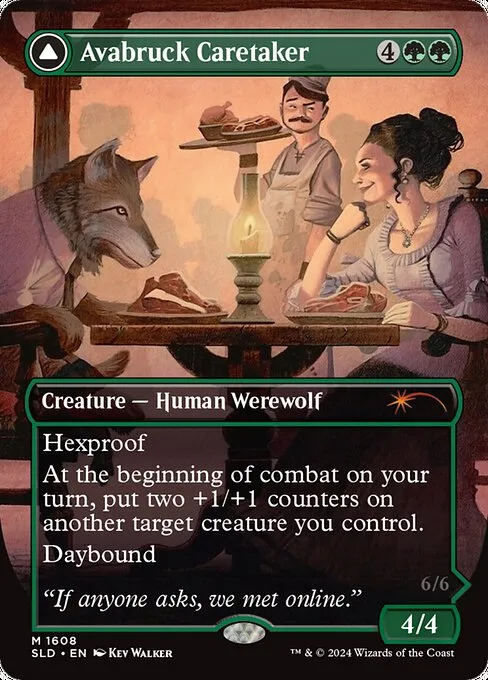 Avabruck Caretaker // Hollowhenge Huntmaster - Foil