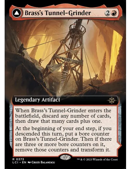 Brass's Tunnel-Grinder // Tecutlan, the Searing Rift