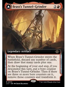 Brass's Tunnel-Grinder // Tecutlan, the Searing Rift - Foil