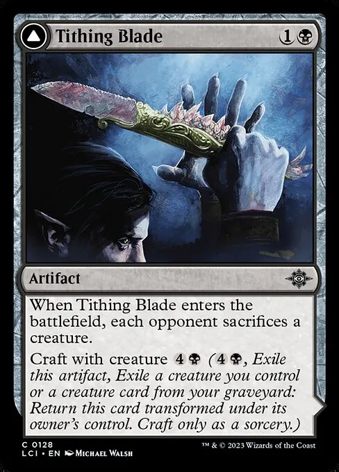 Tithing Blade // Consuming Sepulcher - Foil