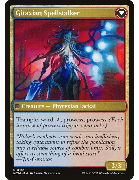 Khenra Spellspear // Gitaxian Spellstalker - Foil
