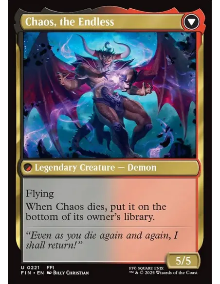 Garland, Knight of Cornelia // Chaos, the Endless - Foil