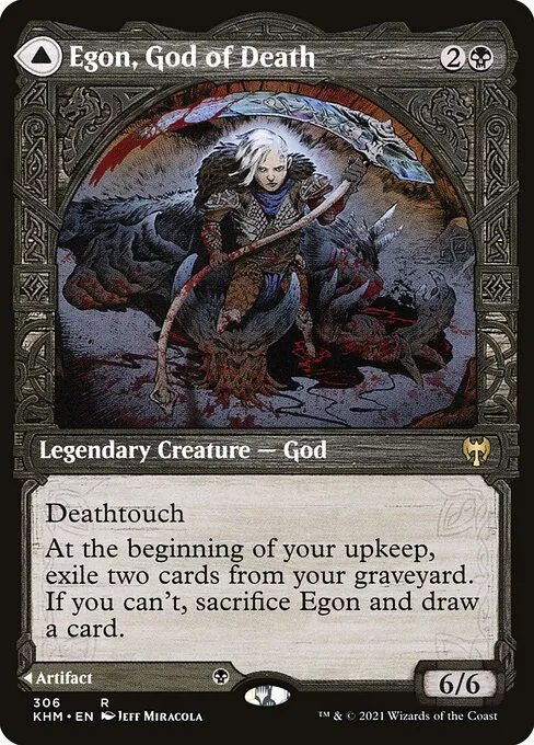 Egon, God of Death // Throne of Death - Foil