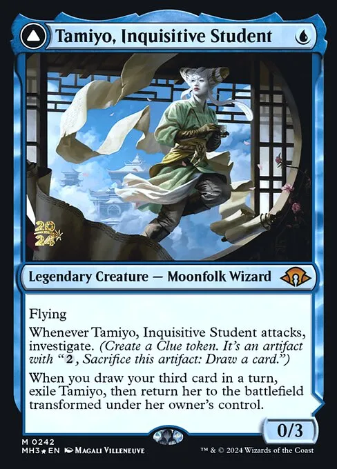 Tamiyo, Inquisitive Student // Tamiyo, Seasoned Scholar - Foil