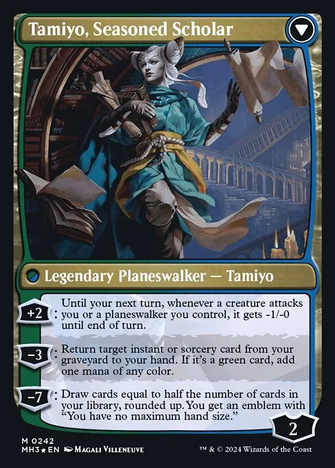 Tamiyo, Inquisitive Student // Tamiyo, Seasoned Scholar - Foil