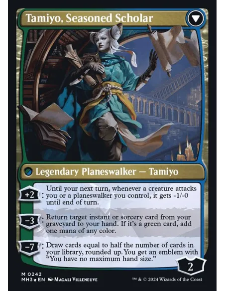 Tamiyo, Inquisitive Student // Tamiyo, Seasoned Scholar - Foil