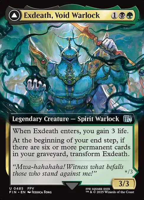 Exdeath, Void Warlock // Neo Exdeath, Dimension's End - Foil