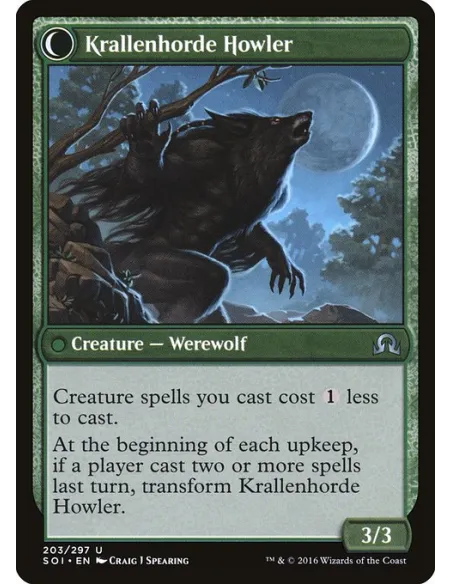 Duskwatch Recruiter // Krallenhorde Howler - Foil