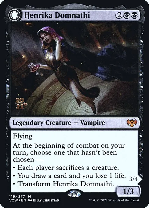Henrika Domnathi // Henrika, Infernal Seer - Foil