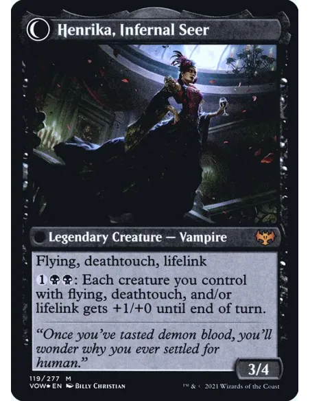 Henrika Domnathi // Henrika, Infernal Seer - Foil