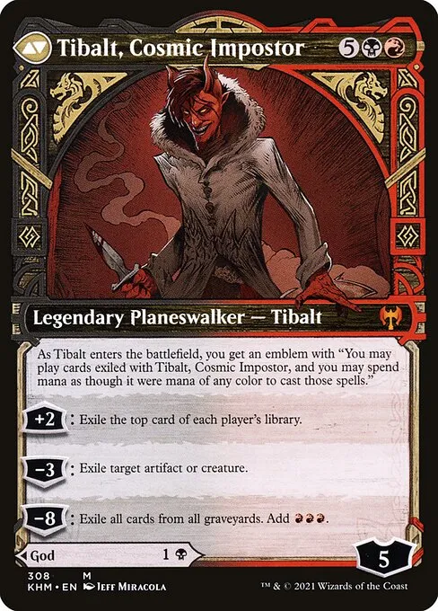 Valki, God of Lies // Tibalt, Cosmic Impostor - Foil