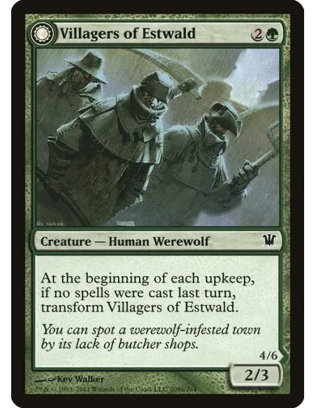 Villagers of Estwald // Howlpack of Estwald