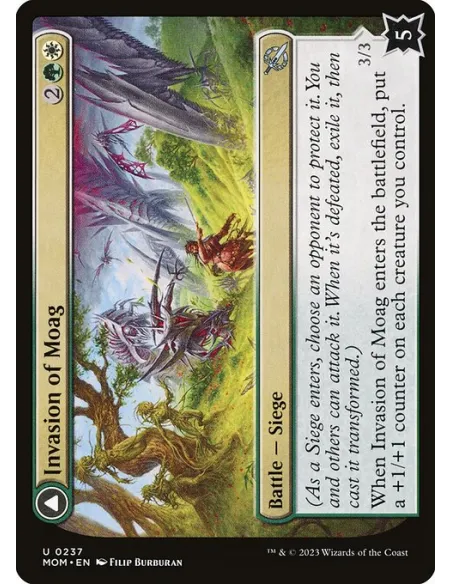 Invasion of Moag // Bloomwielder Dryads - Foil