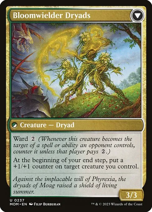 Invasion of Moag // Bloomwielder Dryads - Foil