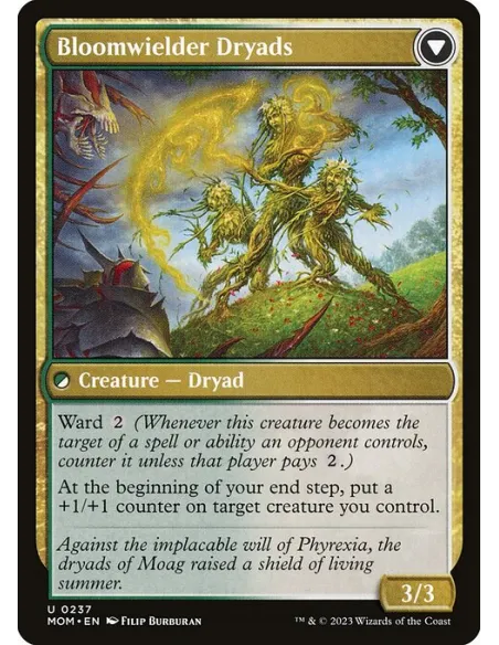 Invasion of Moag // Bloomwielder Dryads - Foil