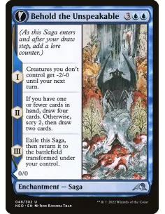 Behold the Unspeakable // Vision of the Unspeakable - Foil