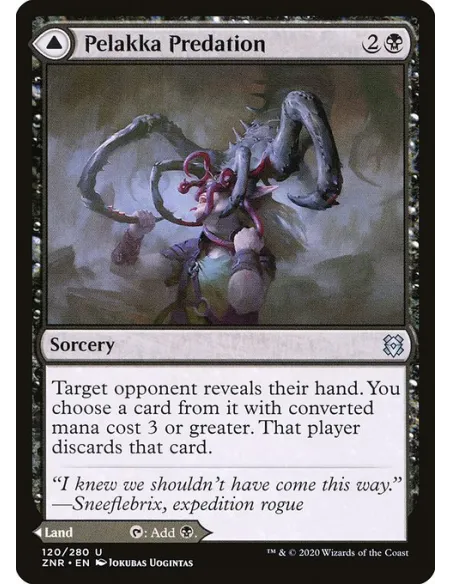 Pelakka Predation // Pelakka Caverns - Foil