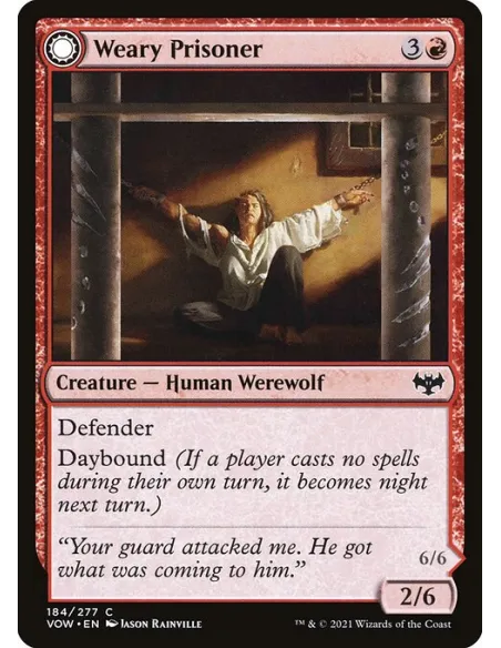 Weary Prisoner // Wrathful Jailbreaker