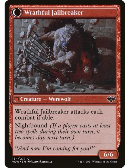 Weary Prisoner // Wrathful Jailbreaker