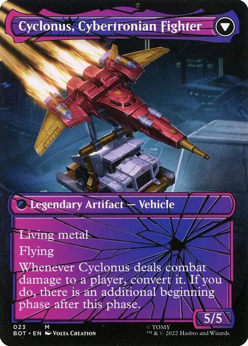 Cyclonus, the Saboteur // Cyclonus, Cybertronian Fighter - Foil