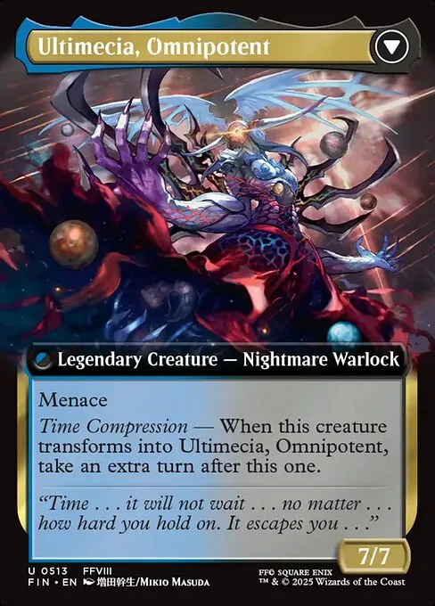 Ultimecia, Time Sorceress // Ultimecia, Omnipotent - Foil