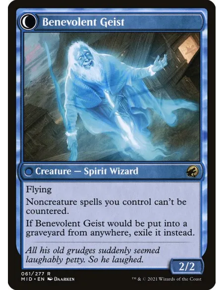 Malevolent Hermit // Benevolent Geist - Foil
