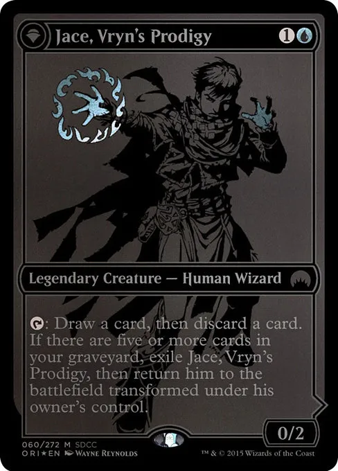 Jace, Vryn's Prodigy // Jace, Telepath Unbound - Foil