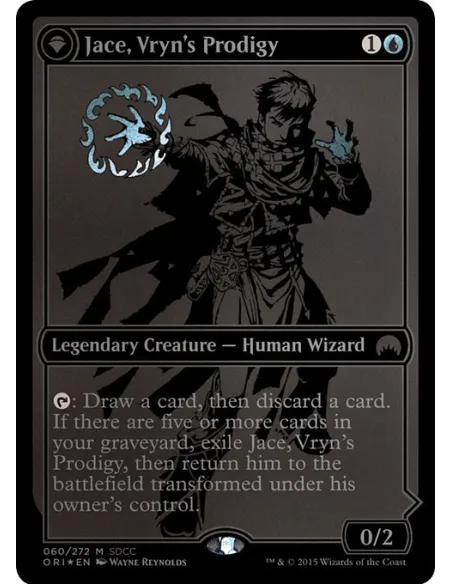 Jace, Vryn's Prodigy // Jace, Telepath Unbound - Foil