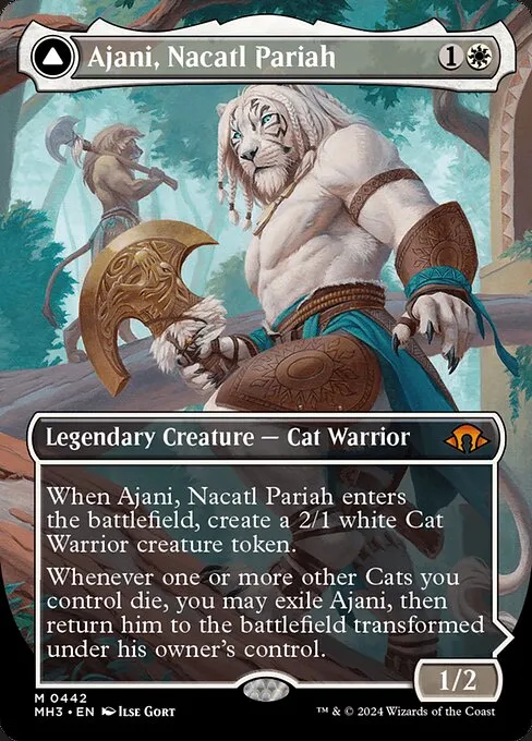 Ajani, Nacatl Pariah // Ajani, Nacatl Avenger - Foil