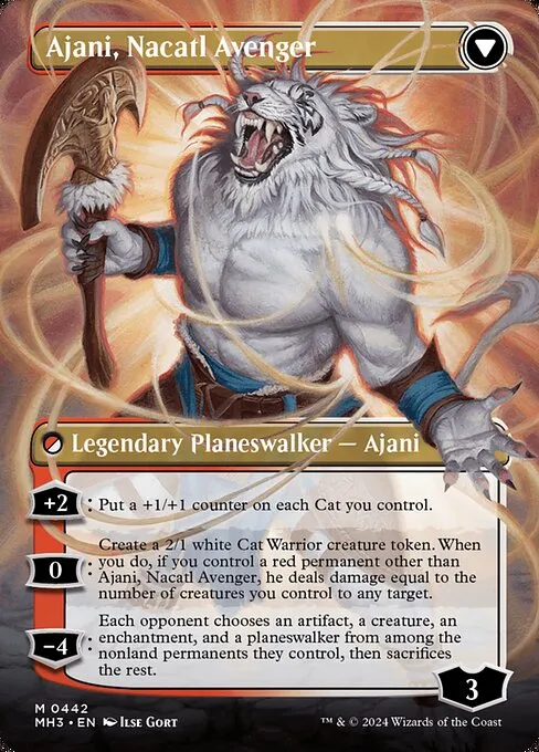 Ajani, Nacatl Pariah // Ajani, Nacatl Avenger - Foil