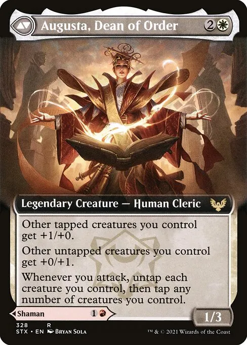 Plargg, Dean of Chaos // Augusta, Dean of Order - Foil