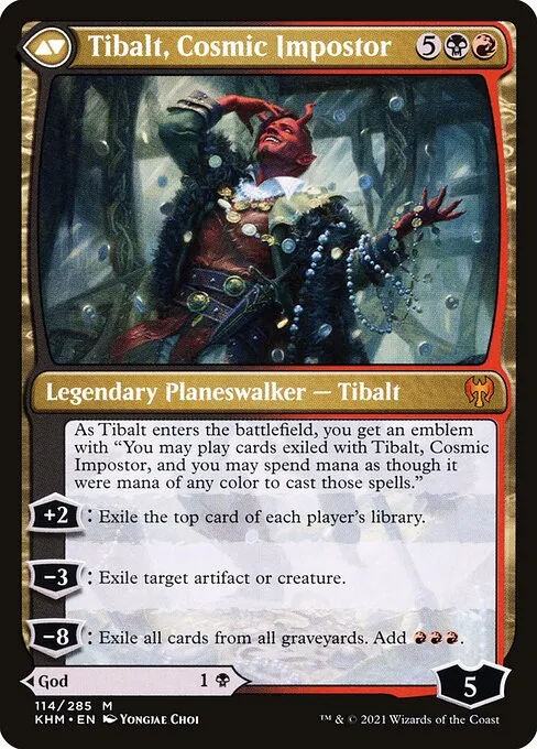 Valki, God of Lies // Tibalt, Cosmic Impostor - Foil