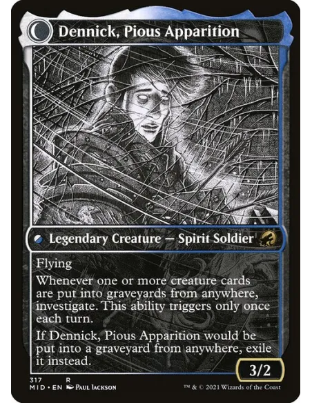 Dennick, Pious Apprentice // Dennick, Pious Apparition - Foil