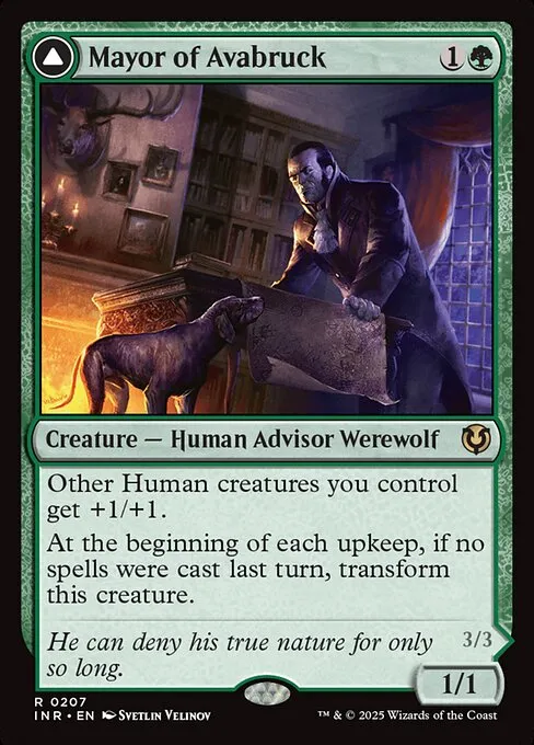 Mayor of Avabruck // Howlpack Alpha - Foil