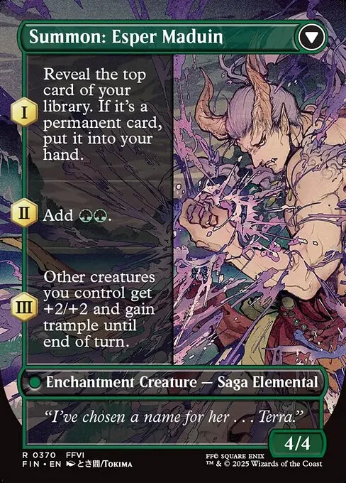 Esper Origins // Summon: Esper Maduin - Foil