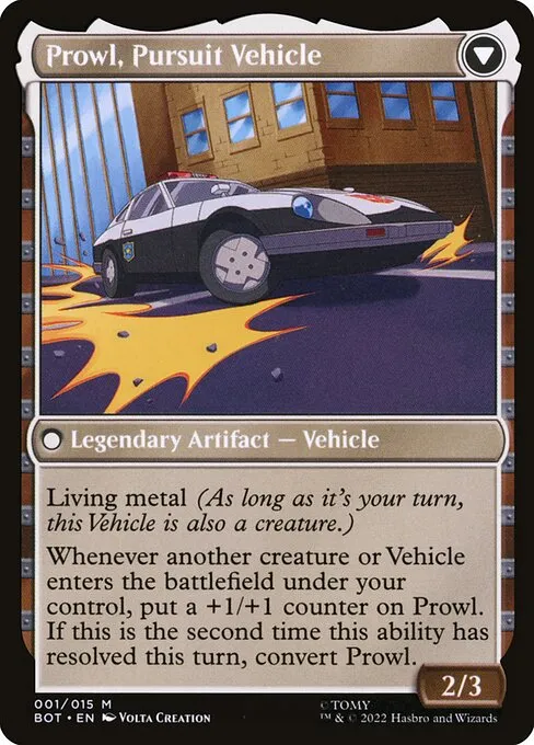 Prowl, Stoic Strategist // Prowl, Pursuit Vehicle - Foil