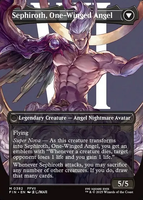 Sephiroth, Fabled SOLDIER // Sephiroth, One-Winged Angel - Foil