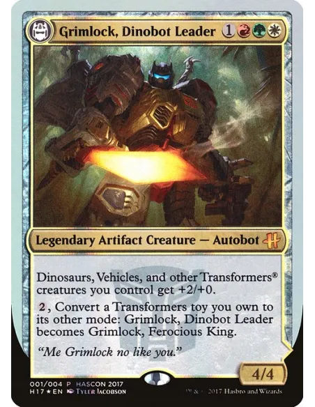 Grimlock, Dinobot Leader // Grimlock, Ferocious King - Foil