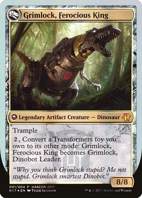 Grimlock, Dinobot Leader // Grimlock, Ferocious King - Foil