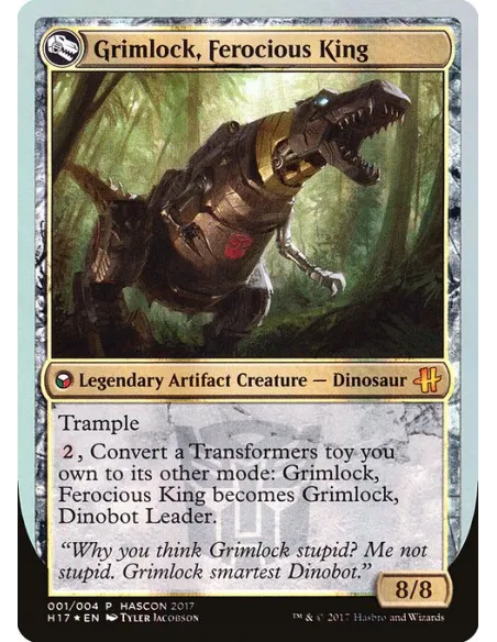 Grimlock, Dinobot Leader // Grimlock, Ferocious King - Foil
