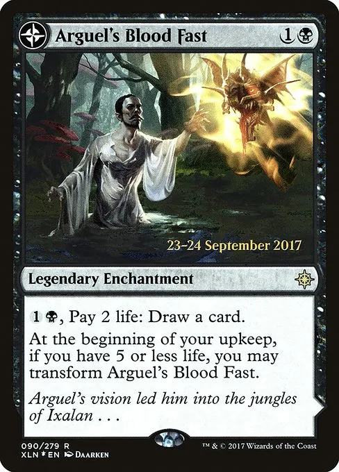 Arguel's Blood Fast // Temple of Aclazotz - Foil