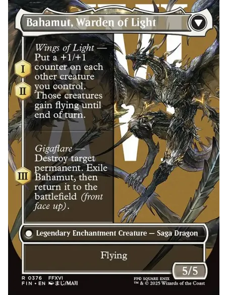 Dion, Bahamut's Dominant // Bahamut, Warden of Light - Foil