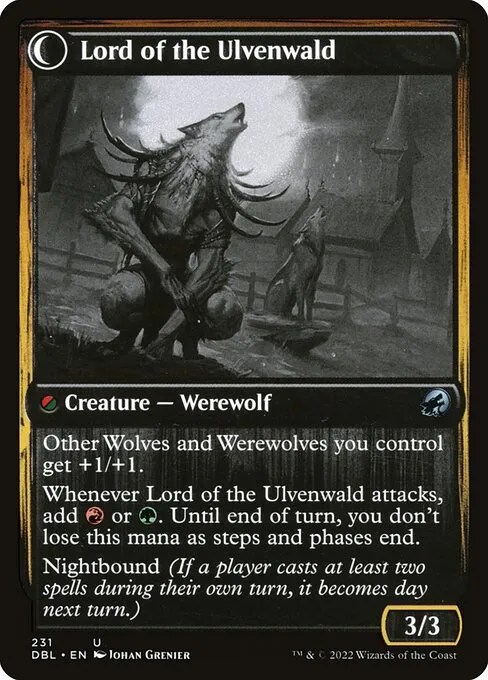 Kessig Naturalist // Lord of the Ulvenwald - Foil