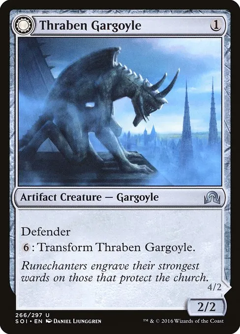 Thraben Gargoyle // Stonewing Antagonizer - Foil