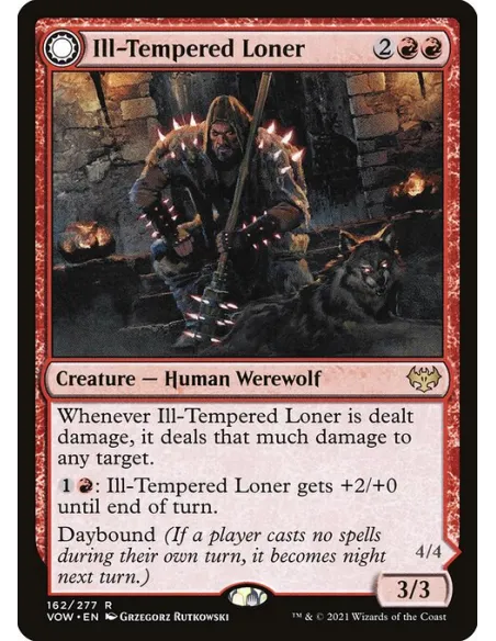 Ill-Tempered Loner // Howlpack Avenger - Foil