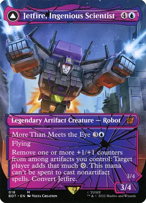 Jetfire, Ingenious Scientist // Jetfire, Air Guardian - Foil